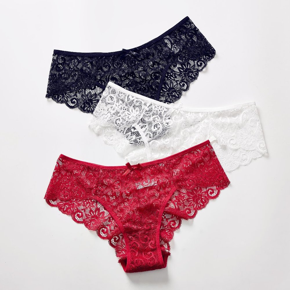 3 Floral hipster Panties sexy Panty lingerie women